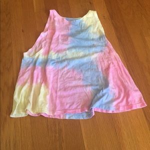 Tye dye tank